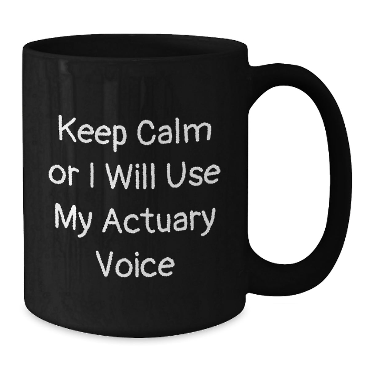 Actuary Keepsake Black Coffee Mug for Him Christmas Gift with 11oz - Additional