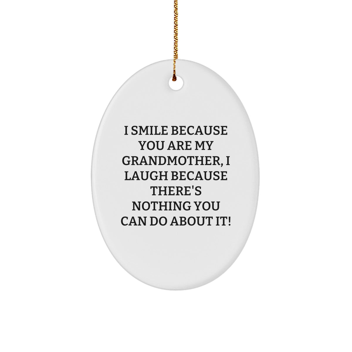 Grandmother Christmas Ornament Gift Playful Bond Keepsake for Her - Image 1