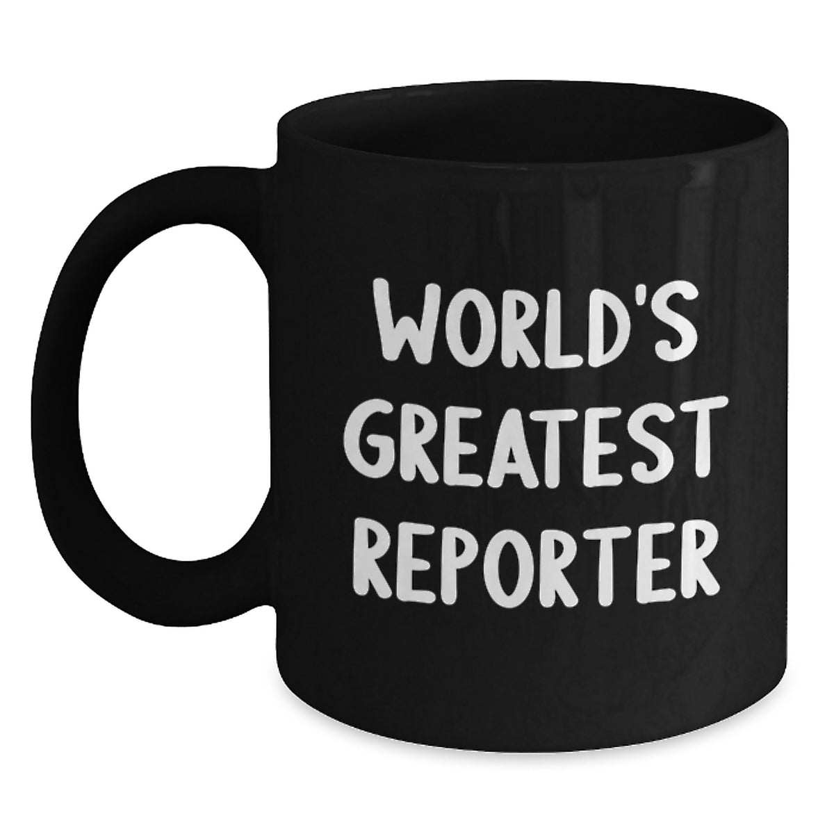 Reporter Gift for Him - World's Greatest Reporter Keepsake Mug - Main