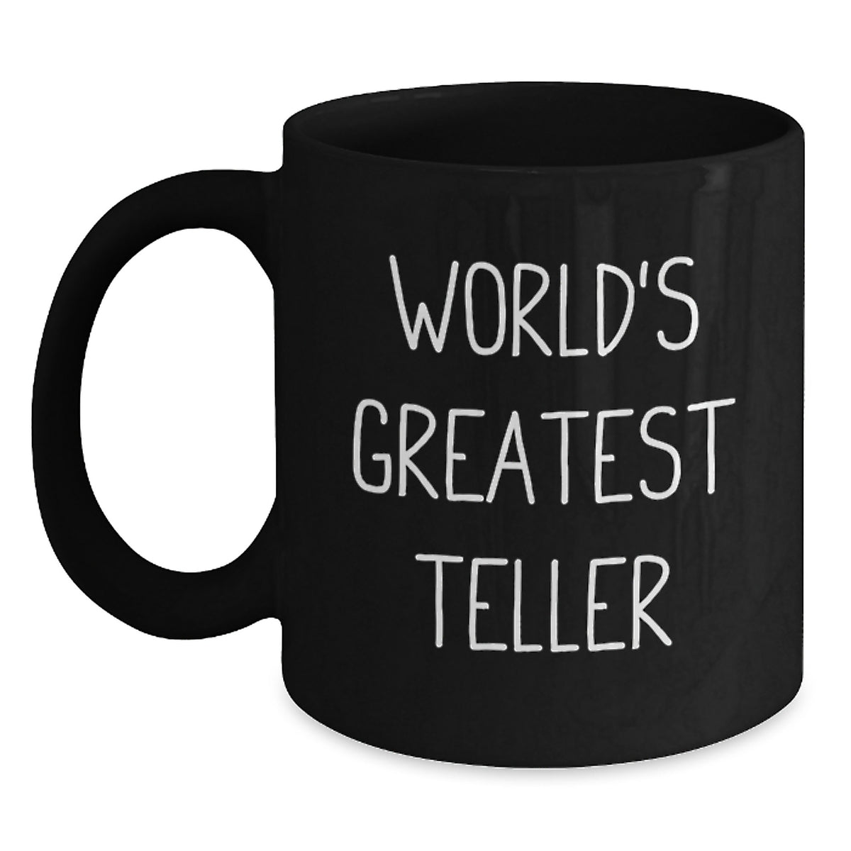 Teller Gift for Him World's Greatest Teller Keepsake Coffee Mug - Main