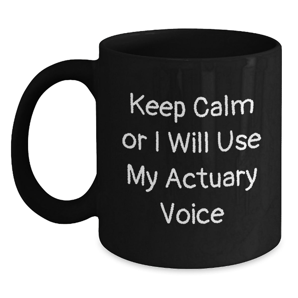 Actuary Keepsake Black Coffee Mug for Him Christmas Gift with 11oz - Main