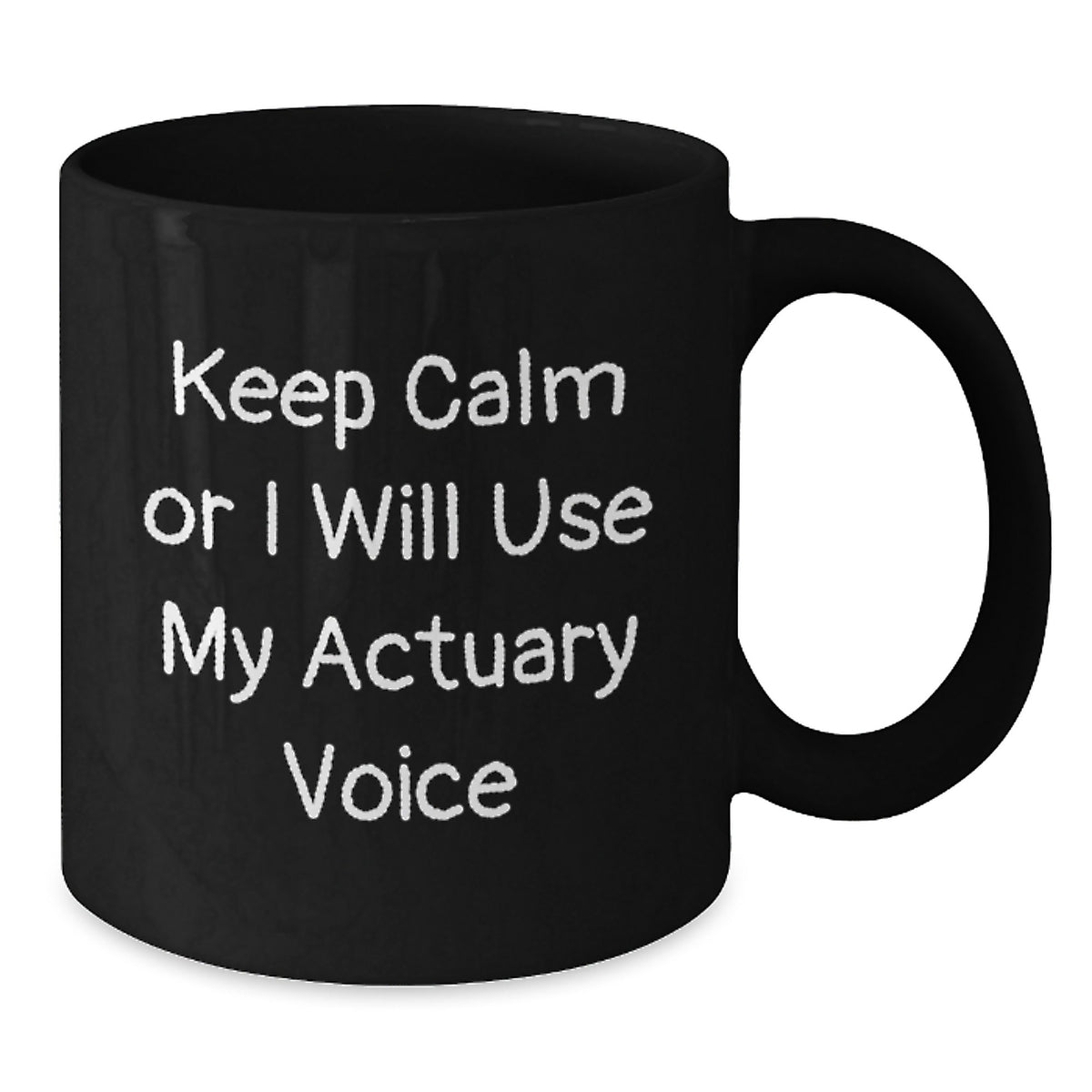 Actuary Keepsake Black Coffee Mug for Him Christmas Gift with 11oz - Additional