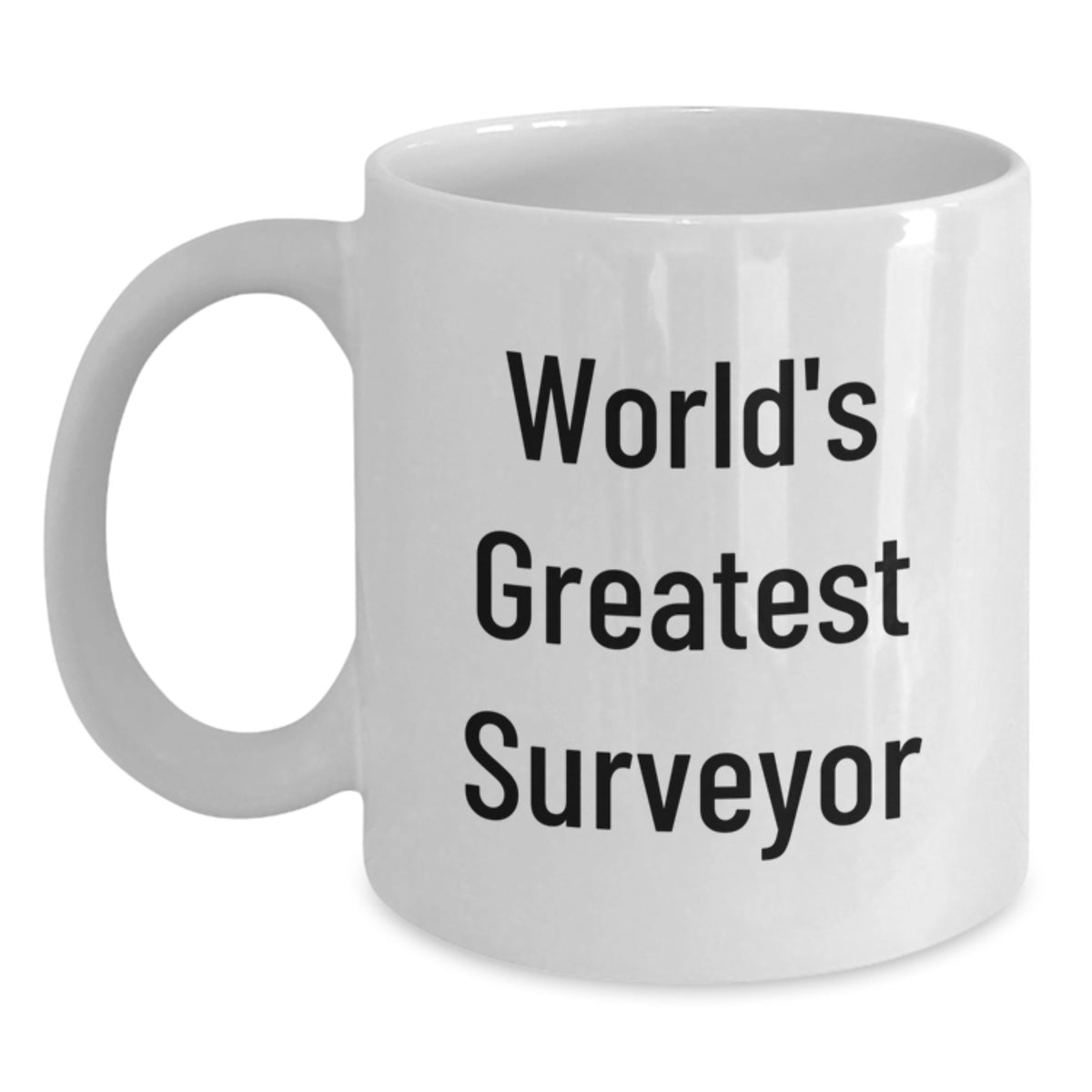 Surveyor Gift for Him - World's Greatest Surveyor Keepsake Mug - Main