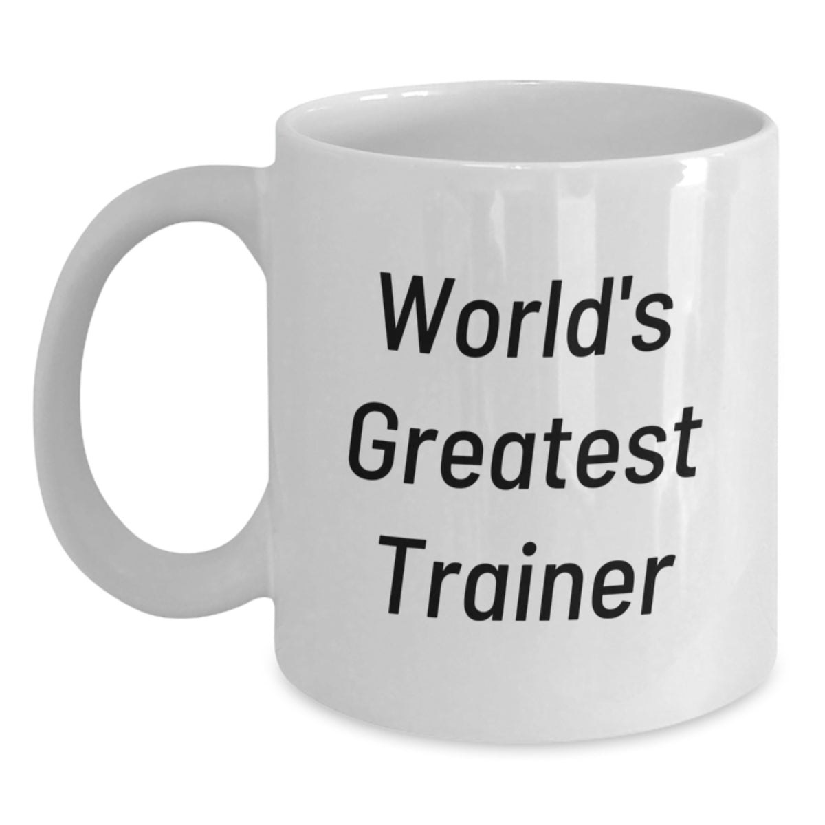 Trainer Gift for Him - World's Greatest Trainer Keepsake Coffee Mug - Main