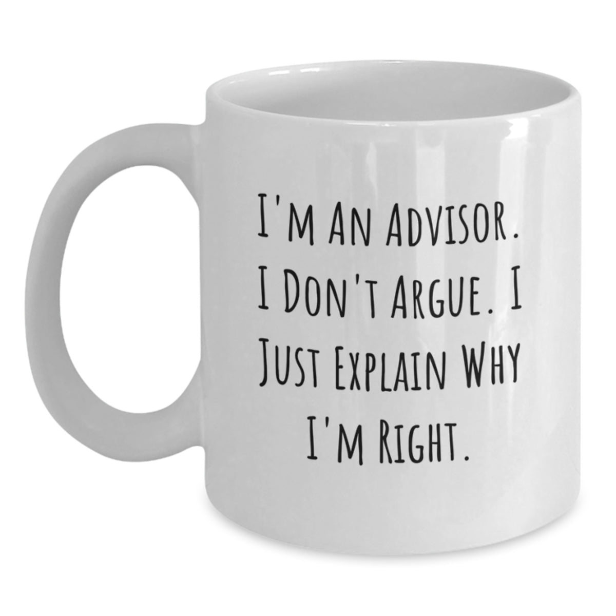 Advisor Keepsake Gift for Him - Thoughtful Quote Mug, I'm An Advisor - Main