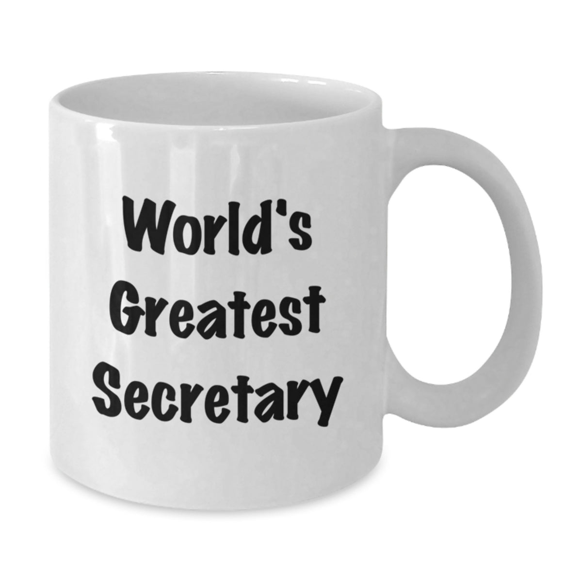 Secretary Gift for Him World's Greatest Secretary Keepsake Mug - Additional
