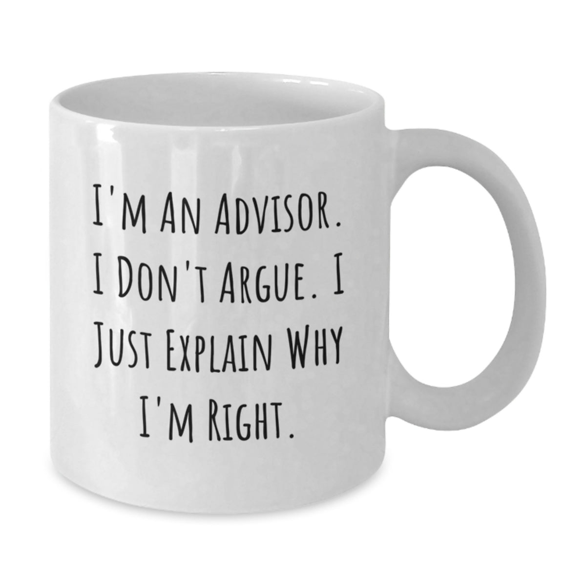Advisor Keepsake Gift for Him - Thoughtful Quote Mug, I'm An Advisor - Additional