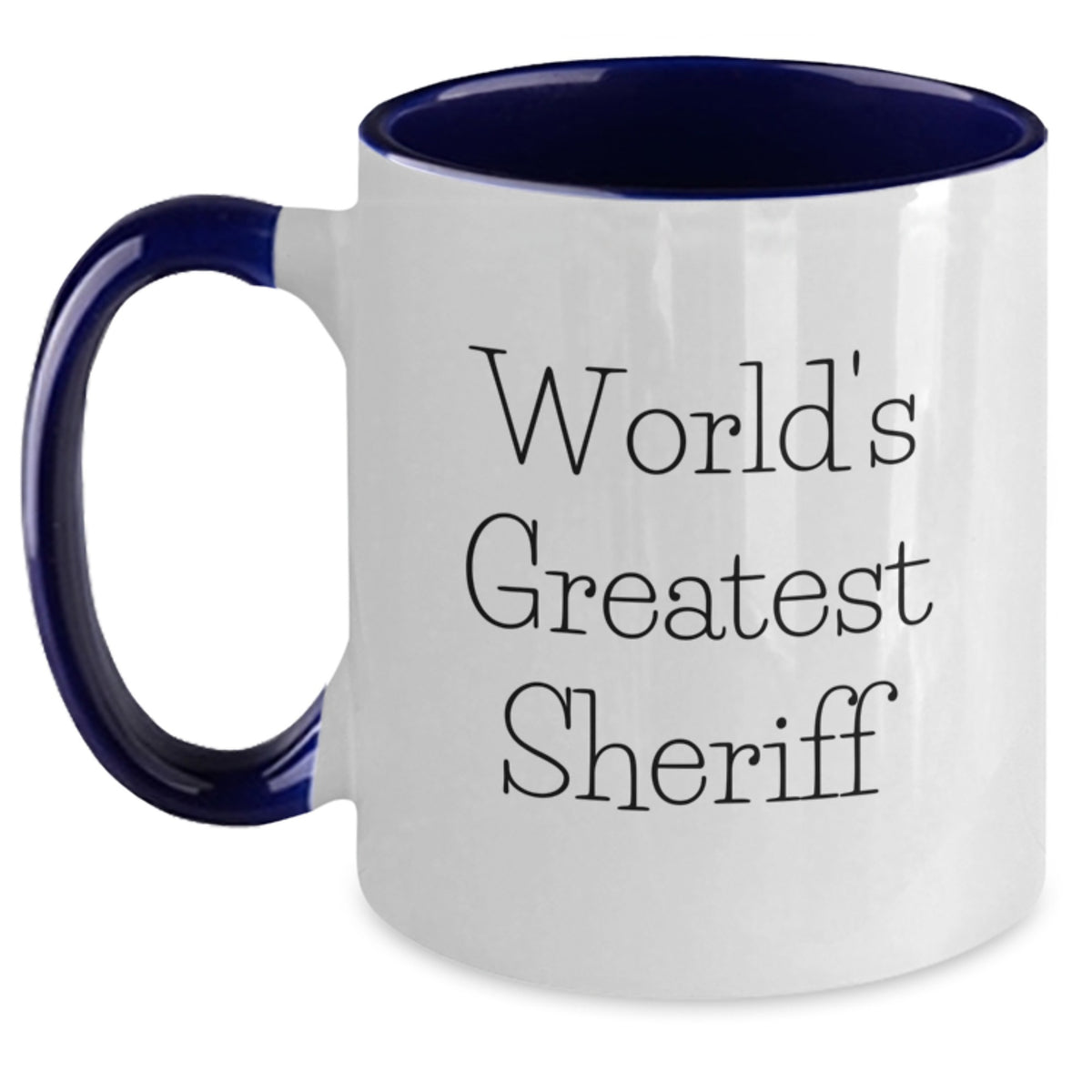 Sheriff Gift for Him World's Greatest Sheriff Keepsake Mug - Main