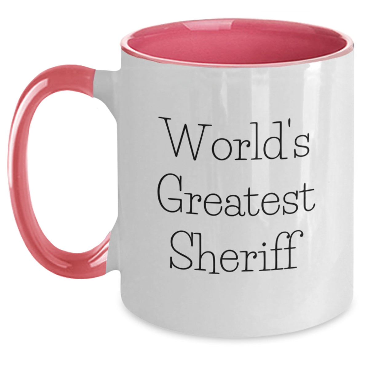 Sheriff Gift for Him World's Greatest Sheriff Keepsake Mug - Main