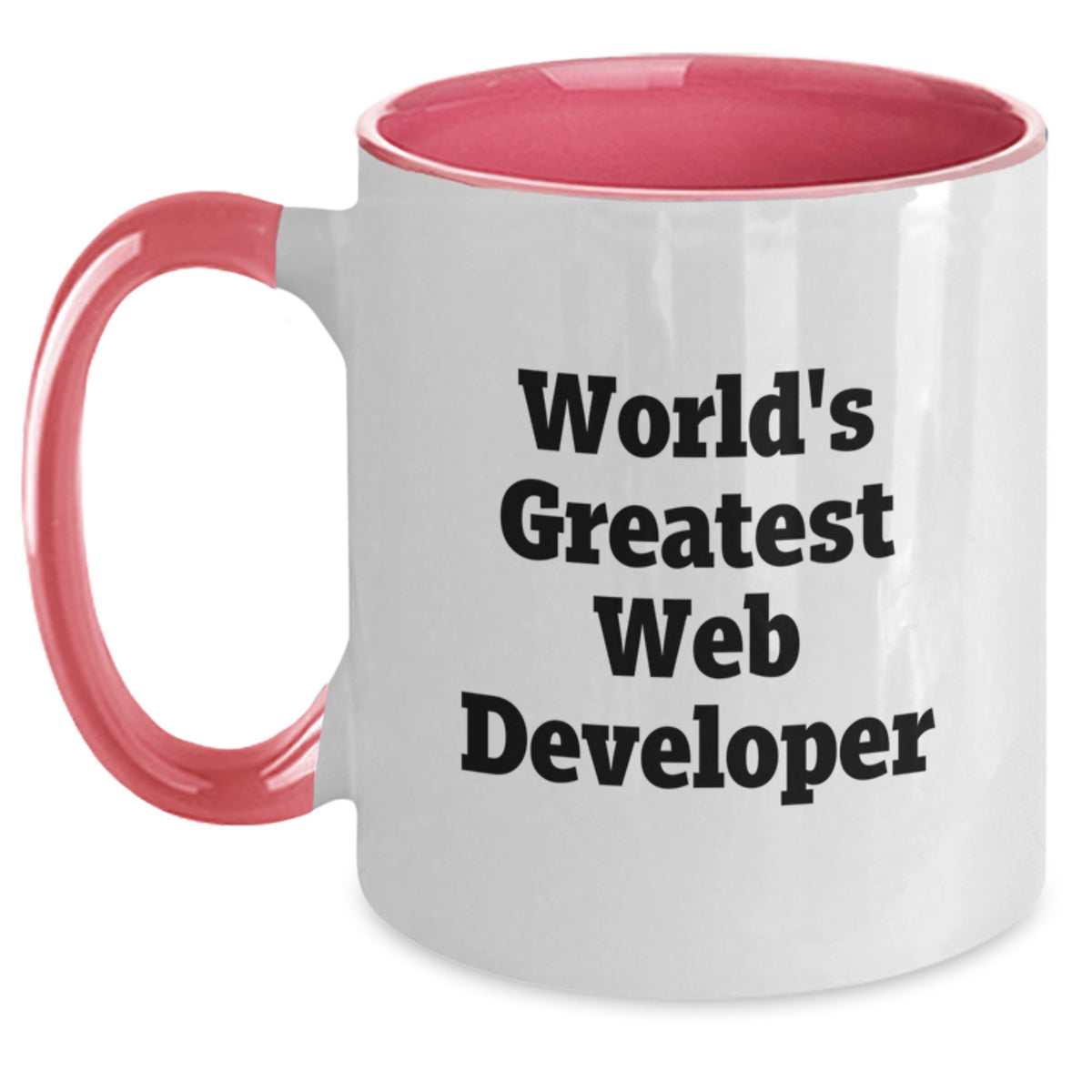 Web Developer Gift for Him - World's Greatest Keepsake Two Tone Mug - Main