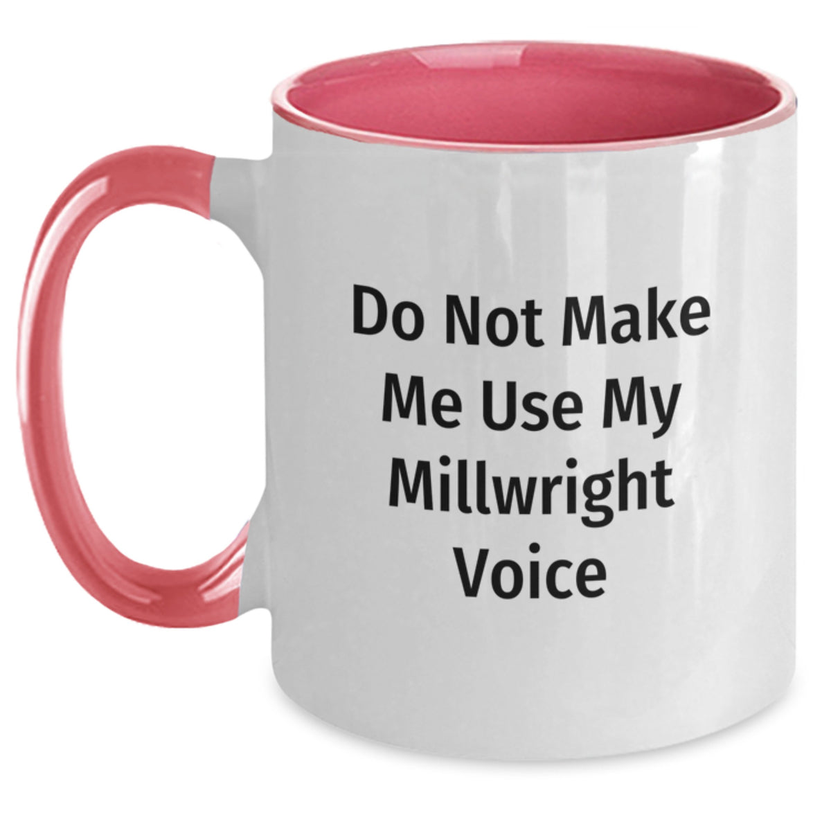 Millwright Two Tone Mug for Him 11oz Black & White Christmas Gift - Main