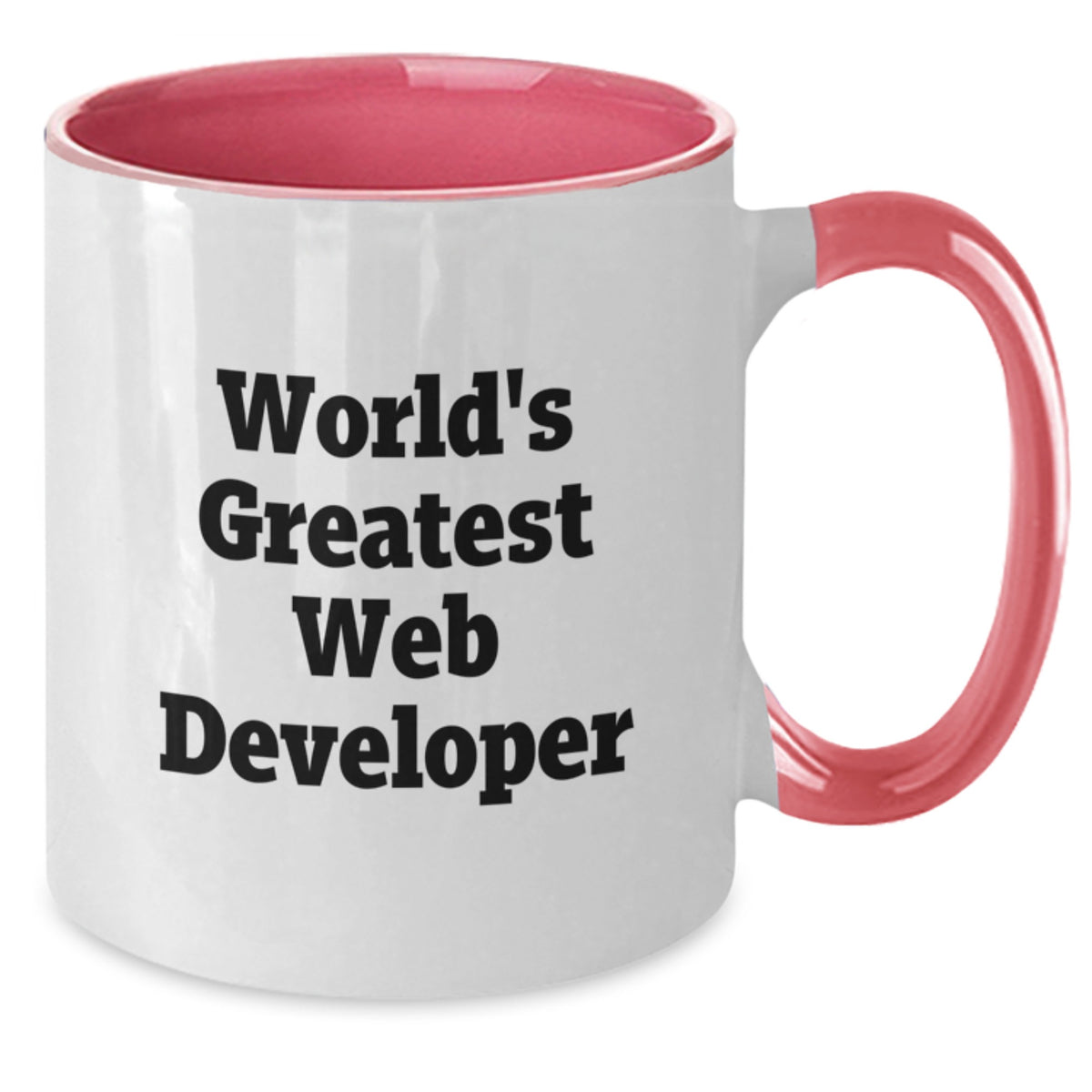 Web Developer Gift for Him - World's Greatest Keepsake Two Tone Mug - Additional