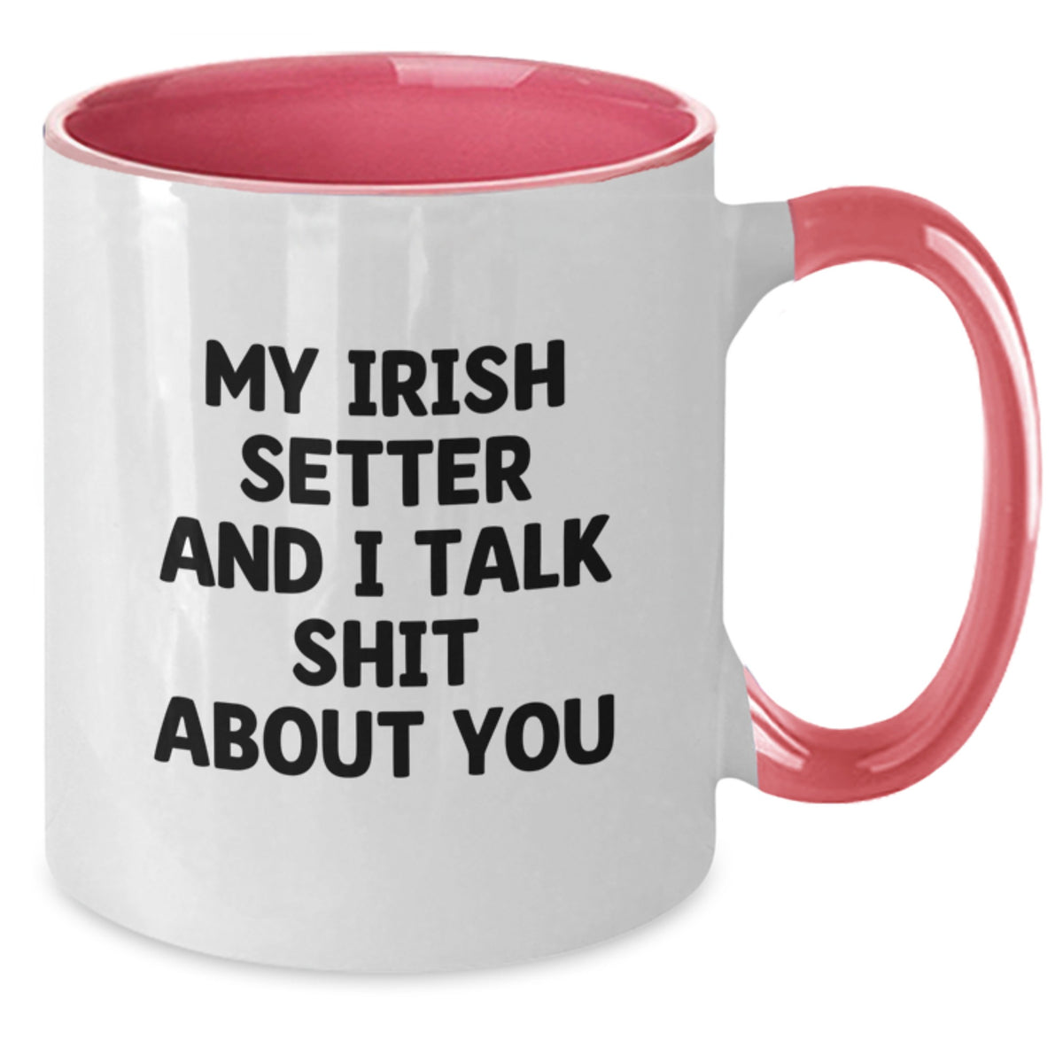 Christmas Gift for Her Playful Irish Setter Quote Coffee Mug - Additional