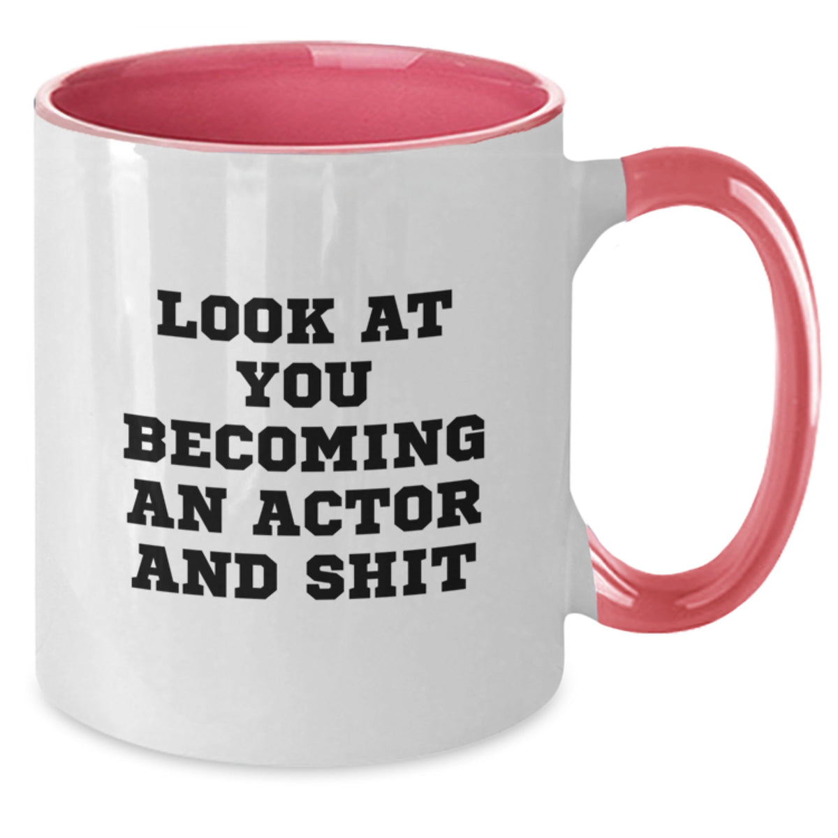 Actor Keepsake Two Tone Mug for Him – Black & White – Christmas Gift - Additional