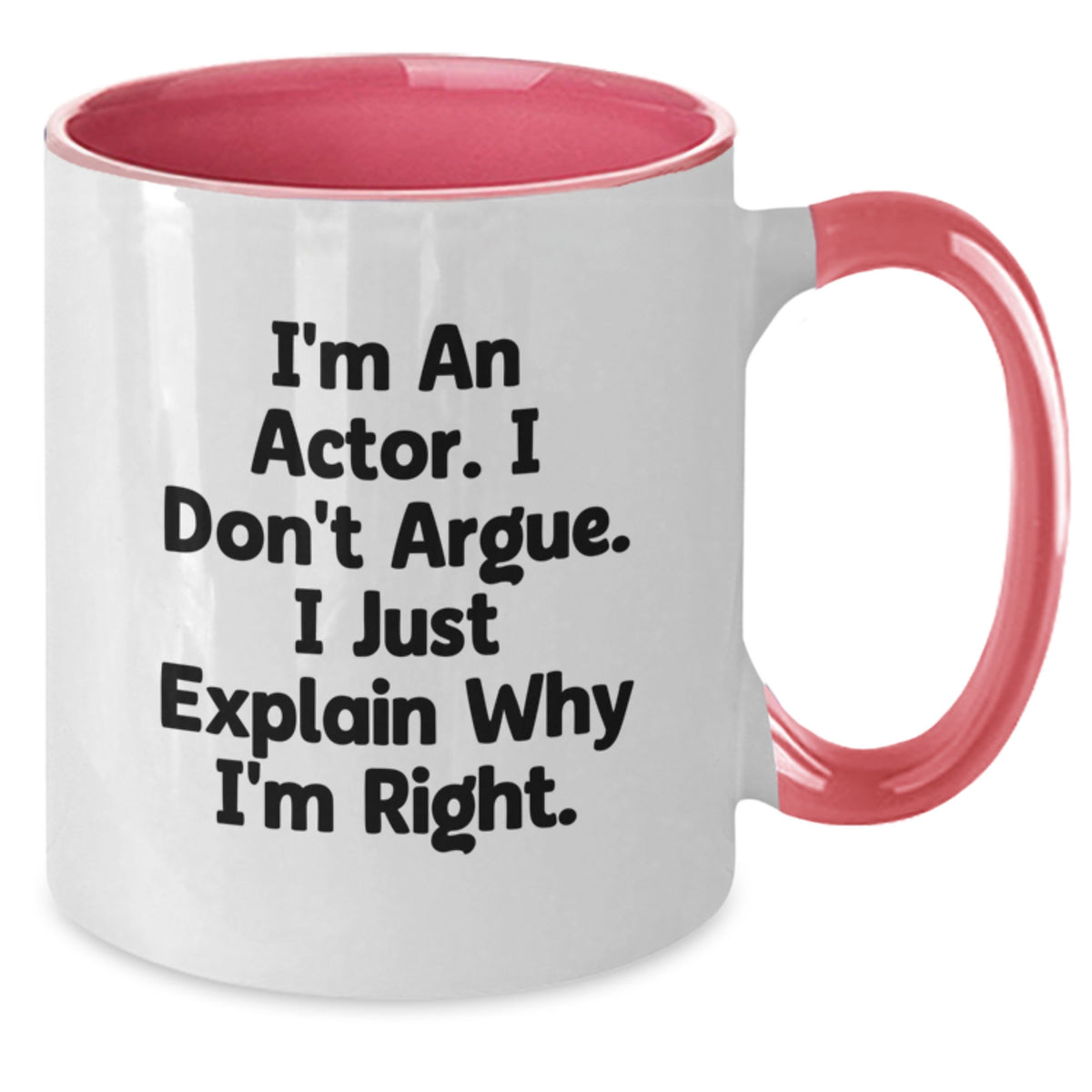 Actor Keepsake Two Tone Coffee Mug for Him Christmas Gift - Additional