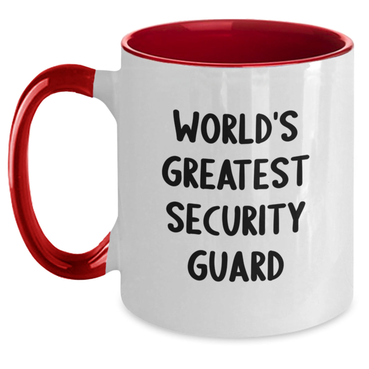 Security Guard Gift for Him - World's Greatest Keepsake Two Tone Coffee - Main