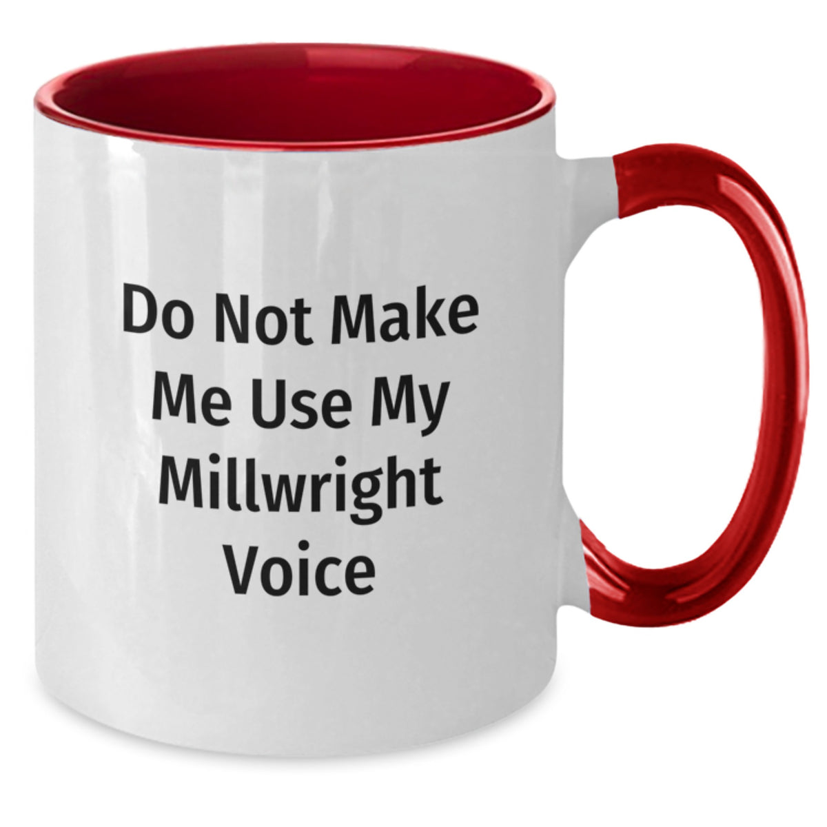 Millwright Two Tone Mug for Him 11oz Black & White Christmas Gift - Additional