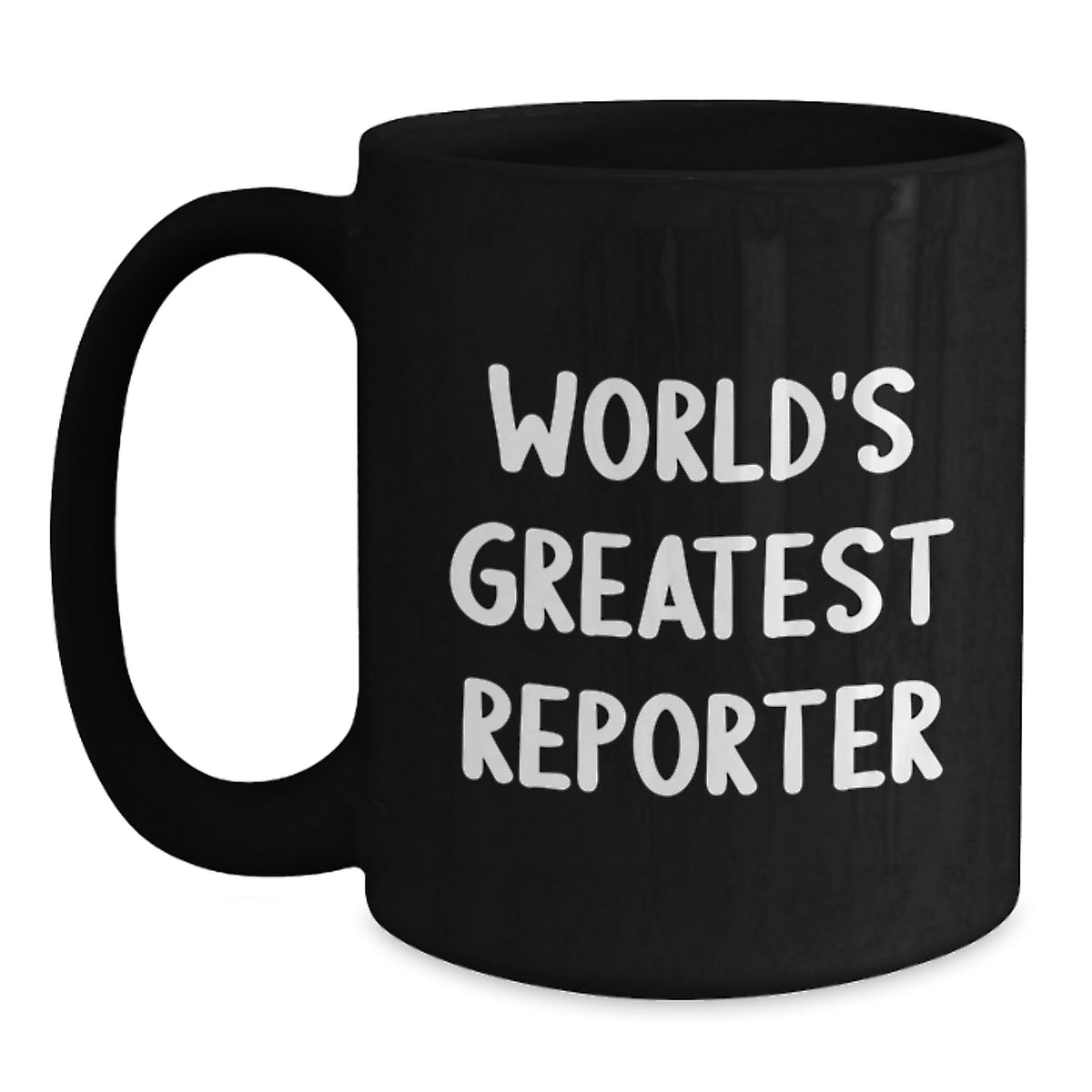 Reporter Gift for Him - World's Greatest Reporter Keepsake Mug - Main