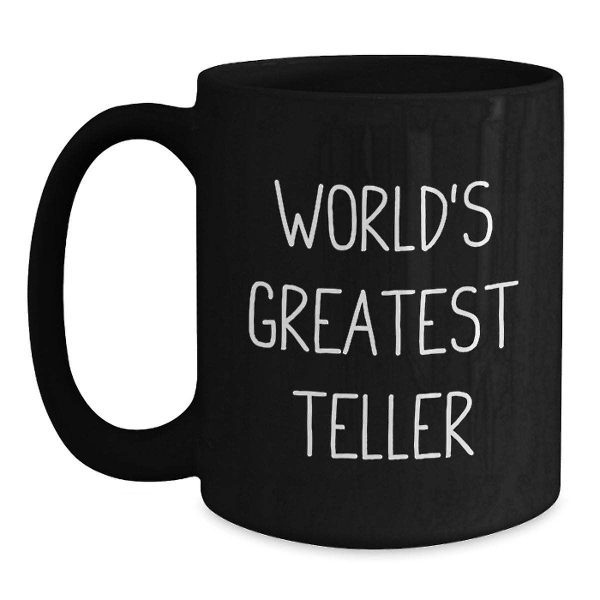 Teller Gift for Him World's Greatest Teller Keepsake Coffee Mug - Main