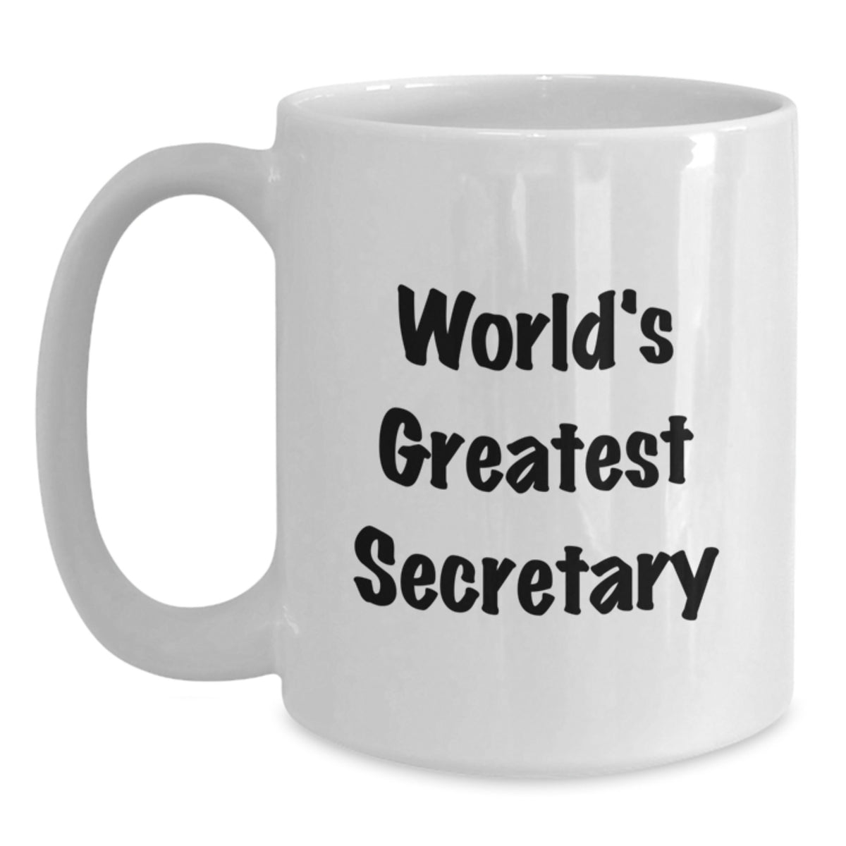 Secretary Gift for Him World's Greatest Secretary Keepsake Mug - Main