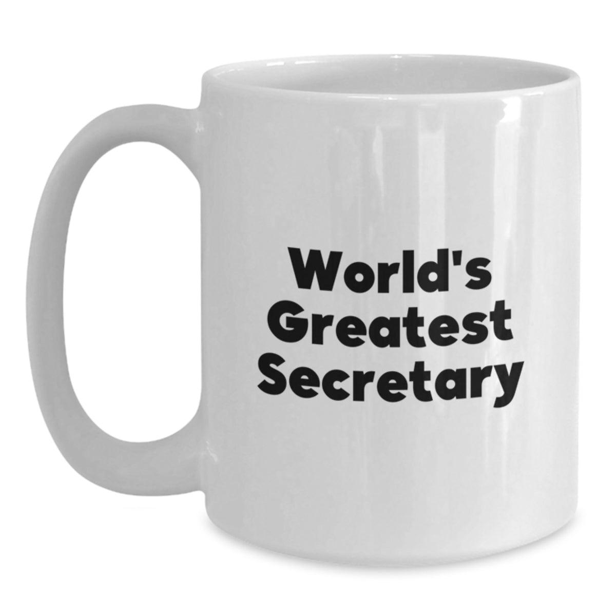 Christmas Gift for Her World's Greatest Secretary Present Coffee Mug - Main