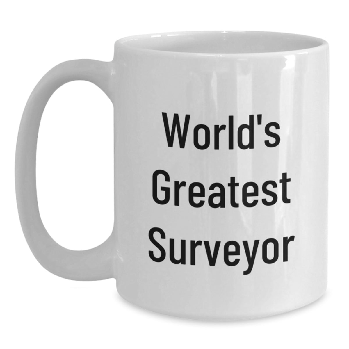 Surveyor Gift for Him - World's Greatest Surveyor Keepsake Mug - Main