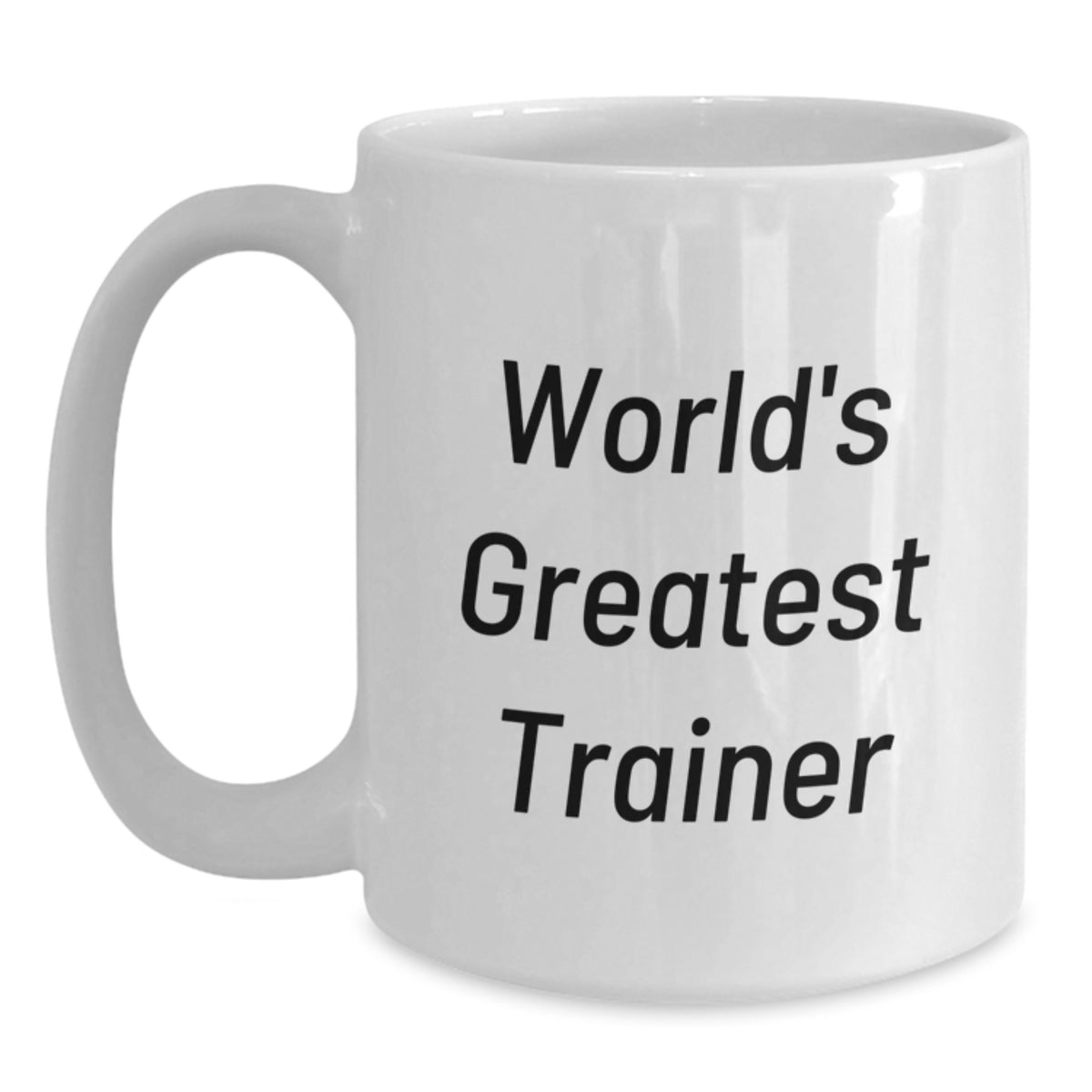 Trainer Gift for Him - World's Greatest Trainer Keepsake Coffee Mug - Main