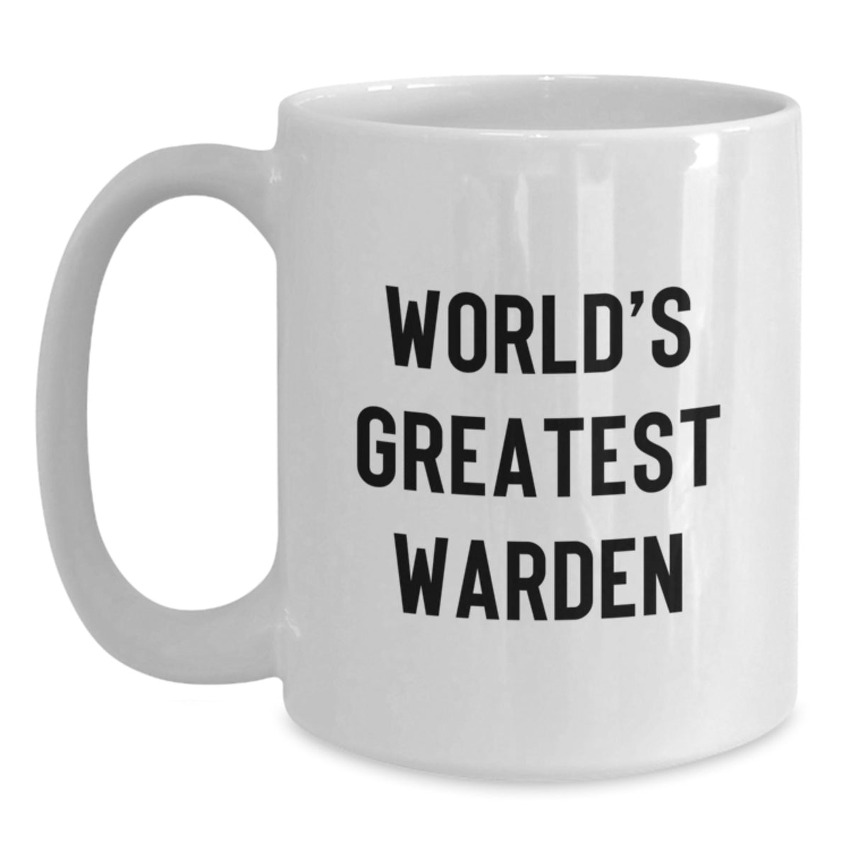 Warden Gift for Him - World's Greatest Warden Keepsake Coffee Mug - Main