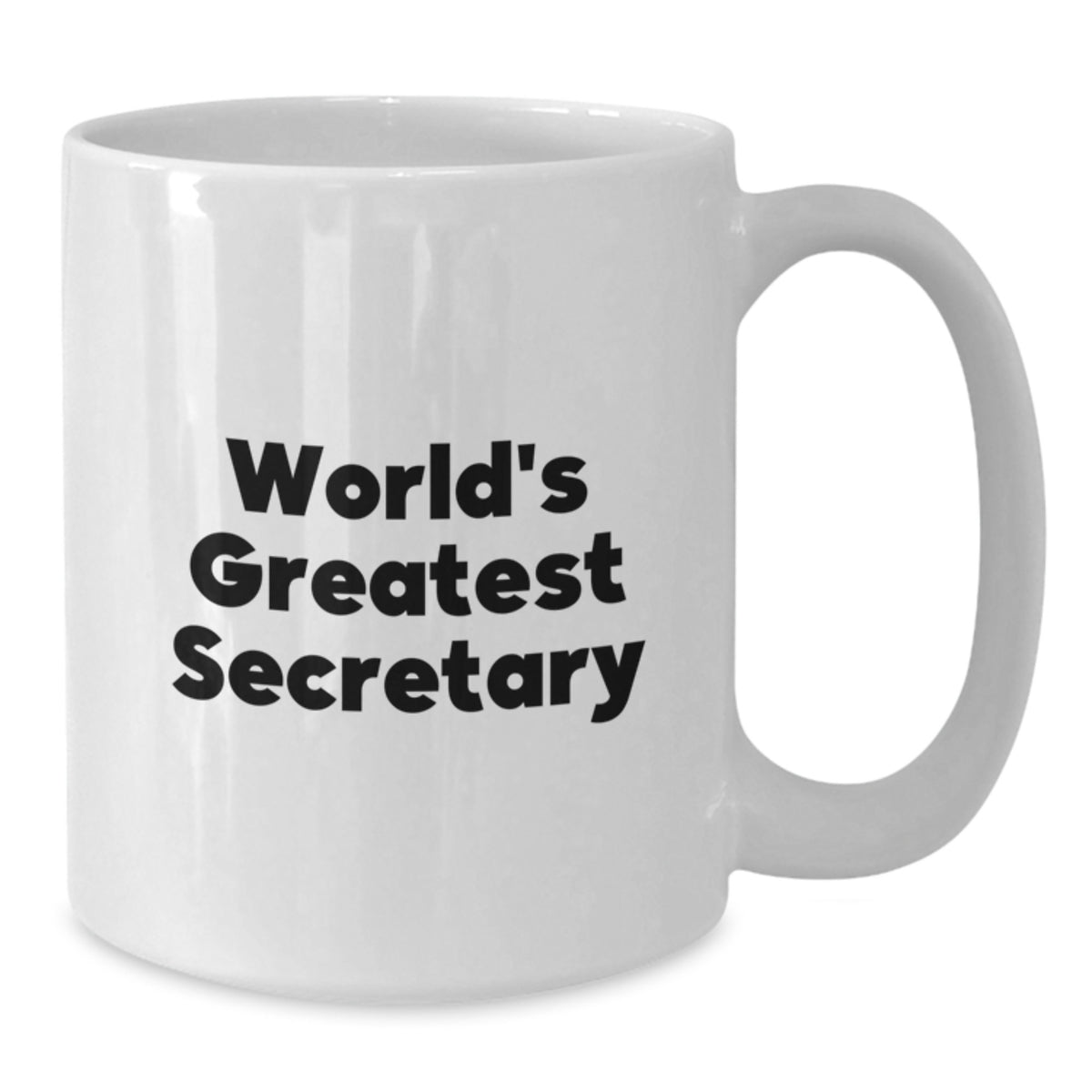Christmas Gift for Her World's Greatest Secretary Present Coffee Mug - Additional