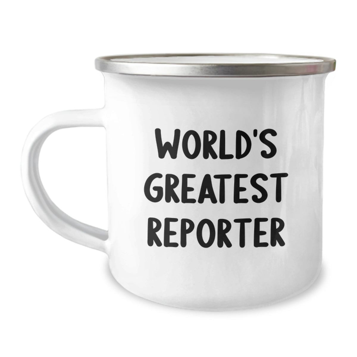 Reporter Camping Mug Gift for Him - World's Greatest Reporter Keepsake - Image 1