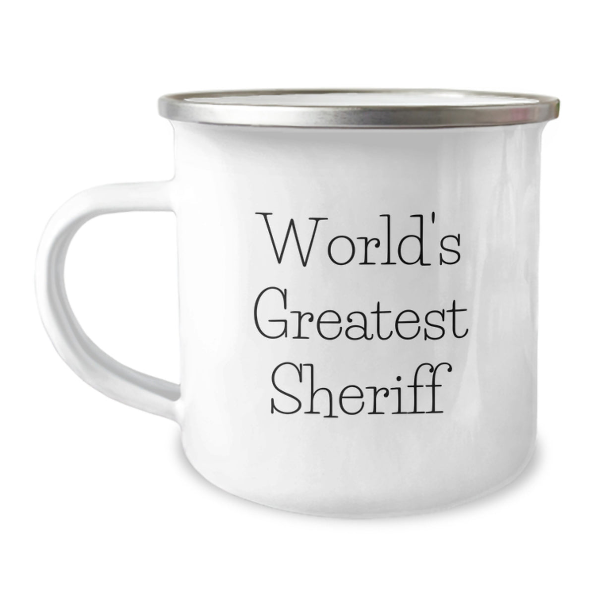 Sheriff Gift for Him World's Greatest Sheriff Camping Mug Keepsake - Image 1