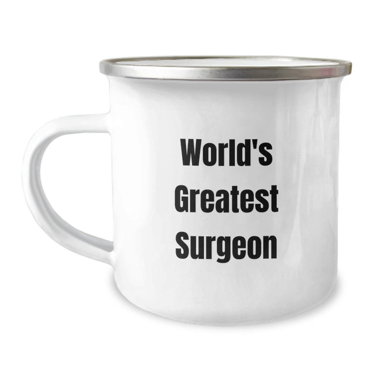 Surgeon Gift for Him - World's Greatest Surgeon Keepsake Camping Mug - Image 1
