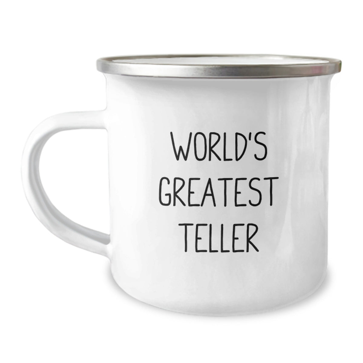 Teller Gift for Him - World's Greatest Teller Keepsake Camping Mug - Image 1