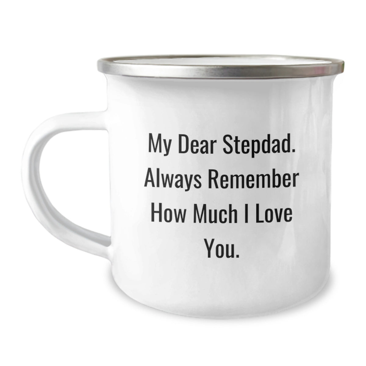 Stepdad Keepsake Camping Mug Gift for Him - Loving Sentiment - Image 1