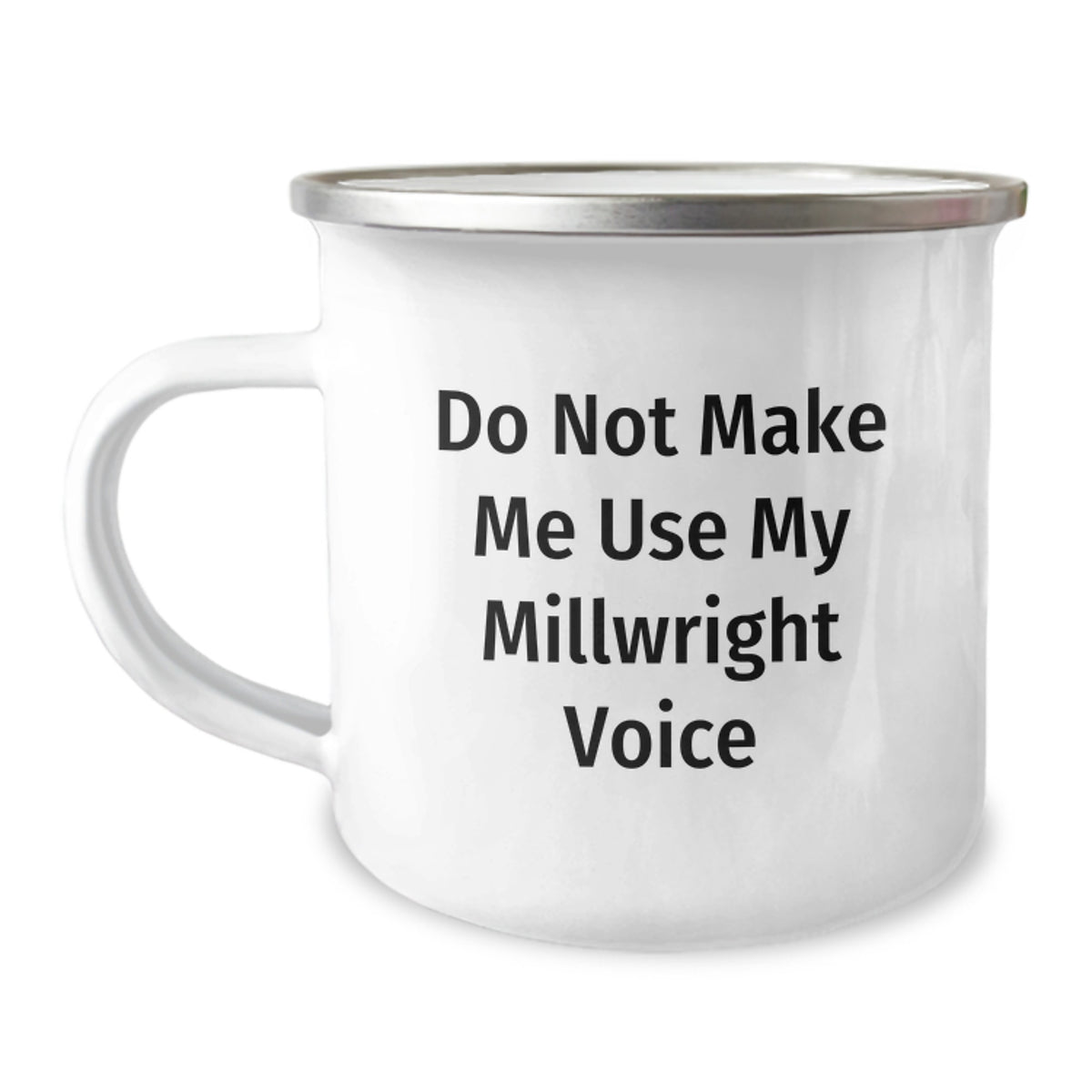 Millwright Keepsake Camping Mug for Him Christmas Gift with Enamel - Image 1