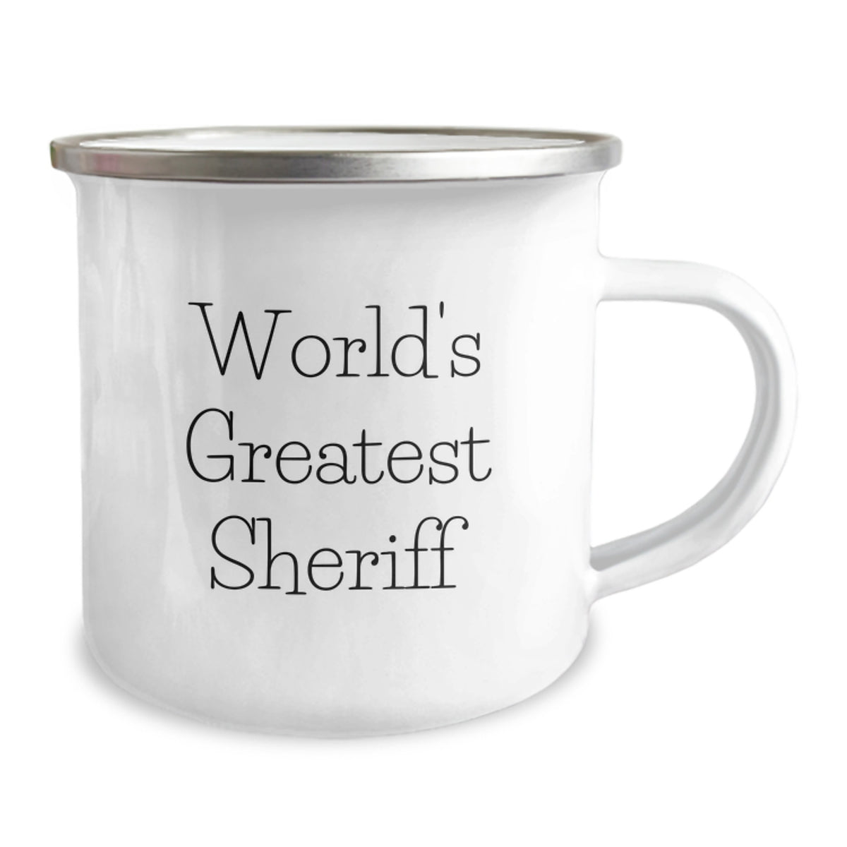 Sheriff Gift for Him World's Greatest Sheriff Camping Mug Keepsake - Image 2