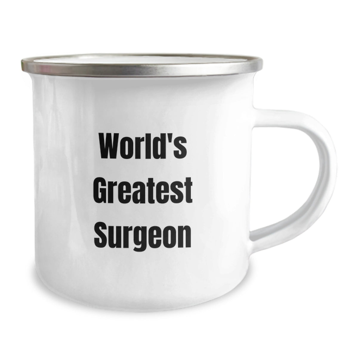 Surgeon Gift for Him - World's Greatest Surgeon Keepsake Camping Mug - Image 2