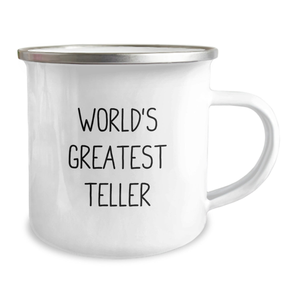 Teller Gift for Him - World's Greatest Teller Keepsake Camping Mug - Image 2