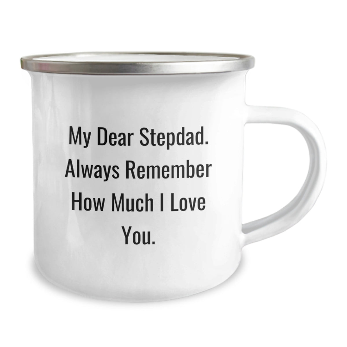 Stepdad Keepsake Camping Mug Gift for Him - Loving Sentiment - Image 2