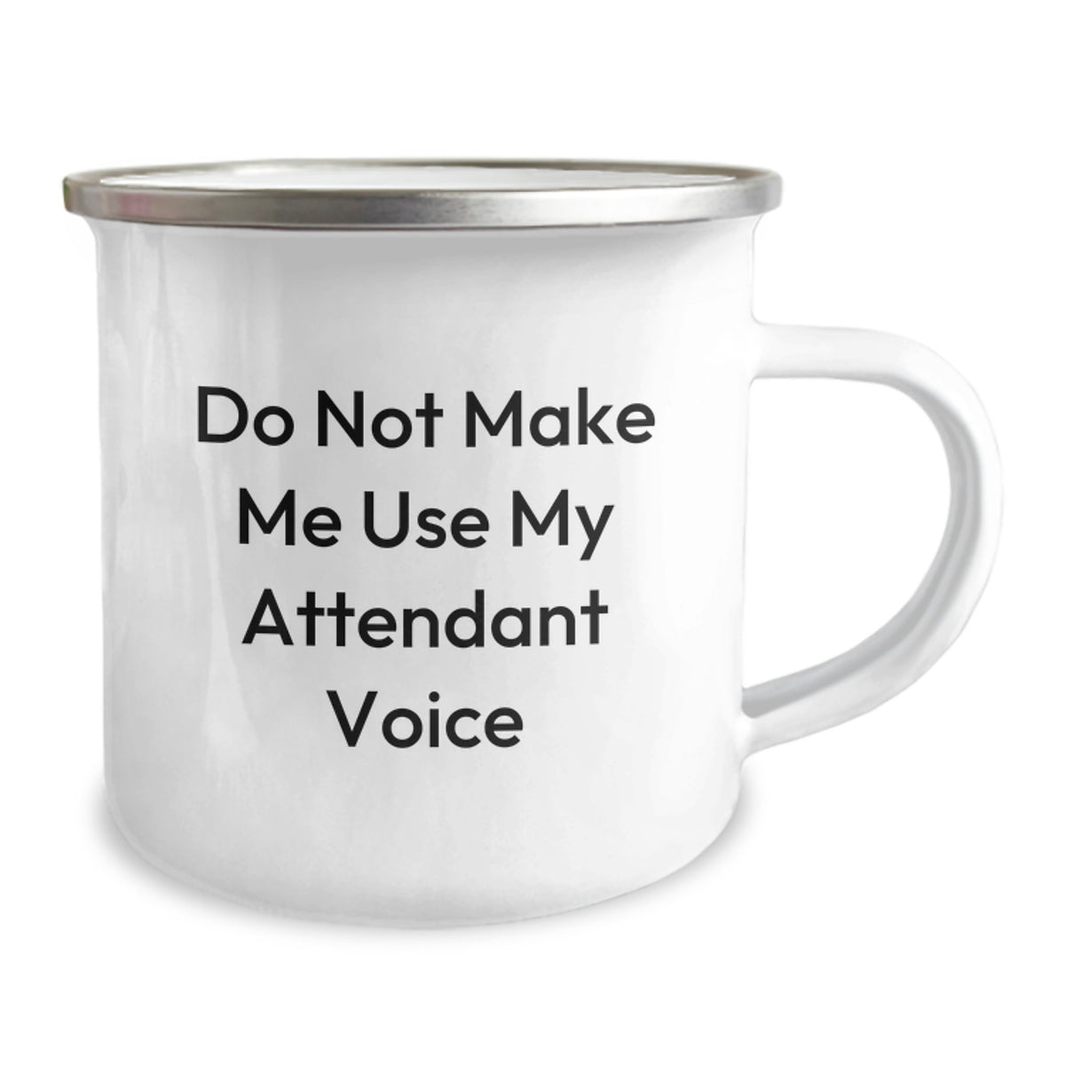 Attendant Camping Mug Gift for Him - Stern Reminder Keepsake - Image 2