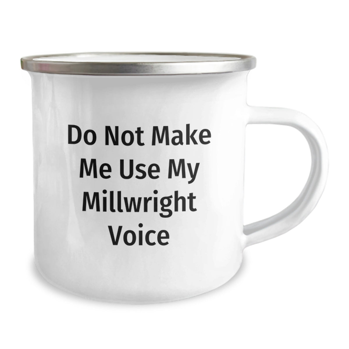 Millwright Keepsake Camping Mug for Him Christmas Gift with Enamel - Image 2
