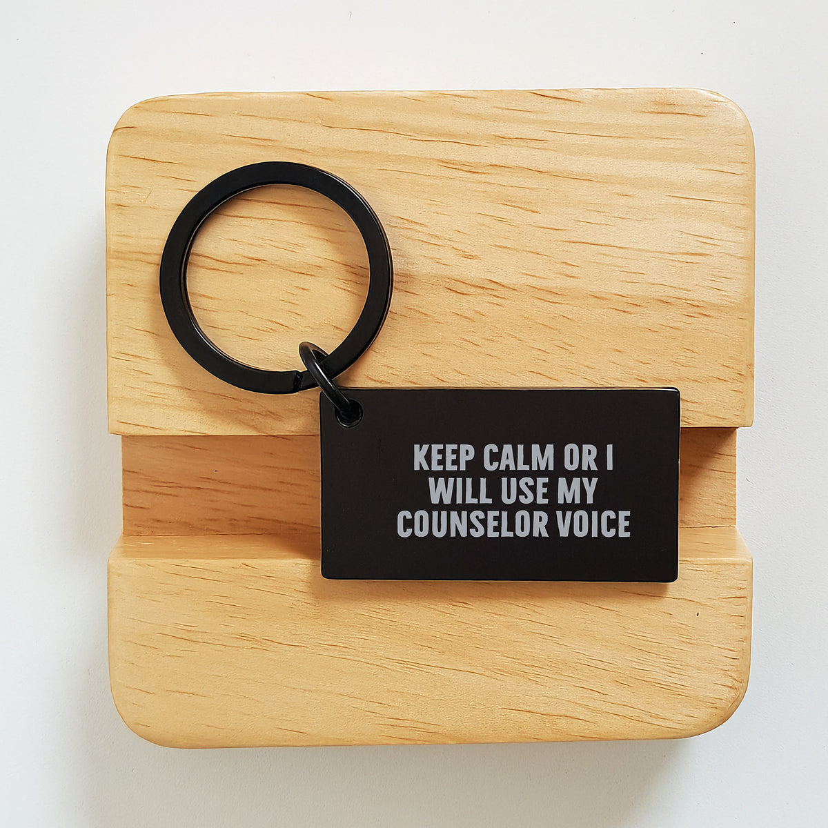 Christmas Gift for Her Keep Calm Or I Will Use My Counselor Voice - Image 2