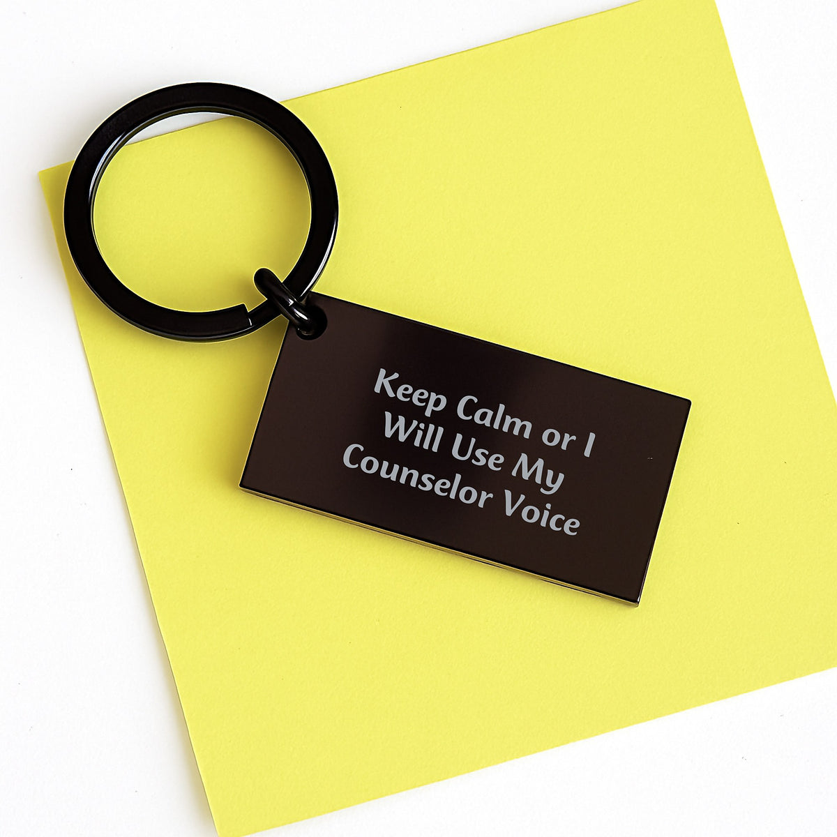 Counselor Gift for Him Keep Calm Or I Will Use My Counselor Voice - Image 3