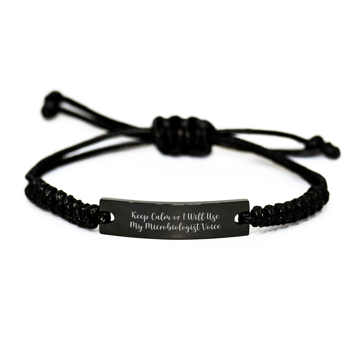 Christmas Gift for Her Keep Calm Microbiologist Voice Bracelet Present - Image 1