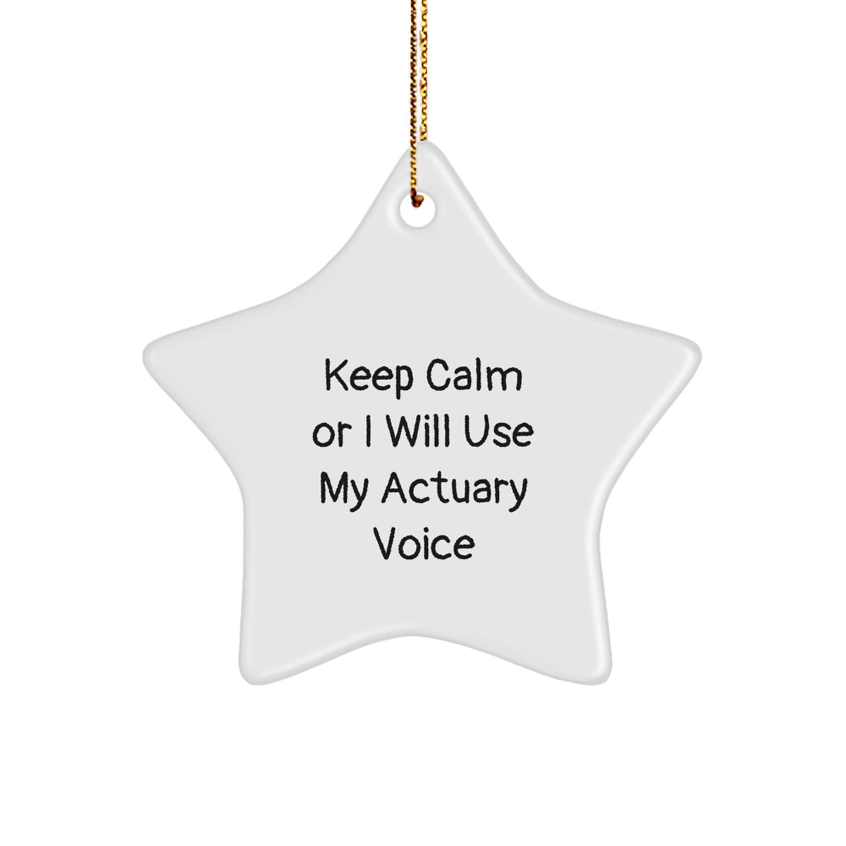 Actuary Favorite Star Ornament for Kids Christmas Gift - Image 1